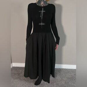 Open Back maxi dress